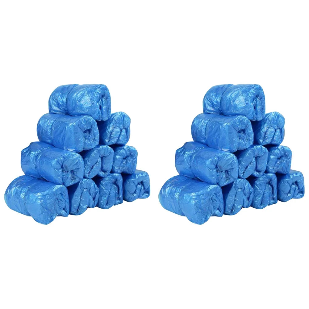 100-300Pcs Shoe Covers Automatic Disposable Shoe Cover Waterproof Overshoes Dispenser Hand-Free Household Cleaning Shoe Covers