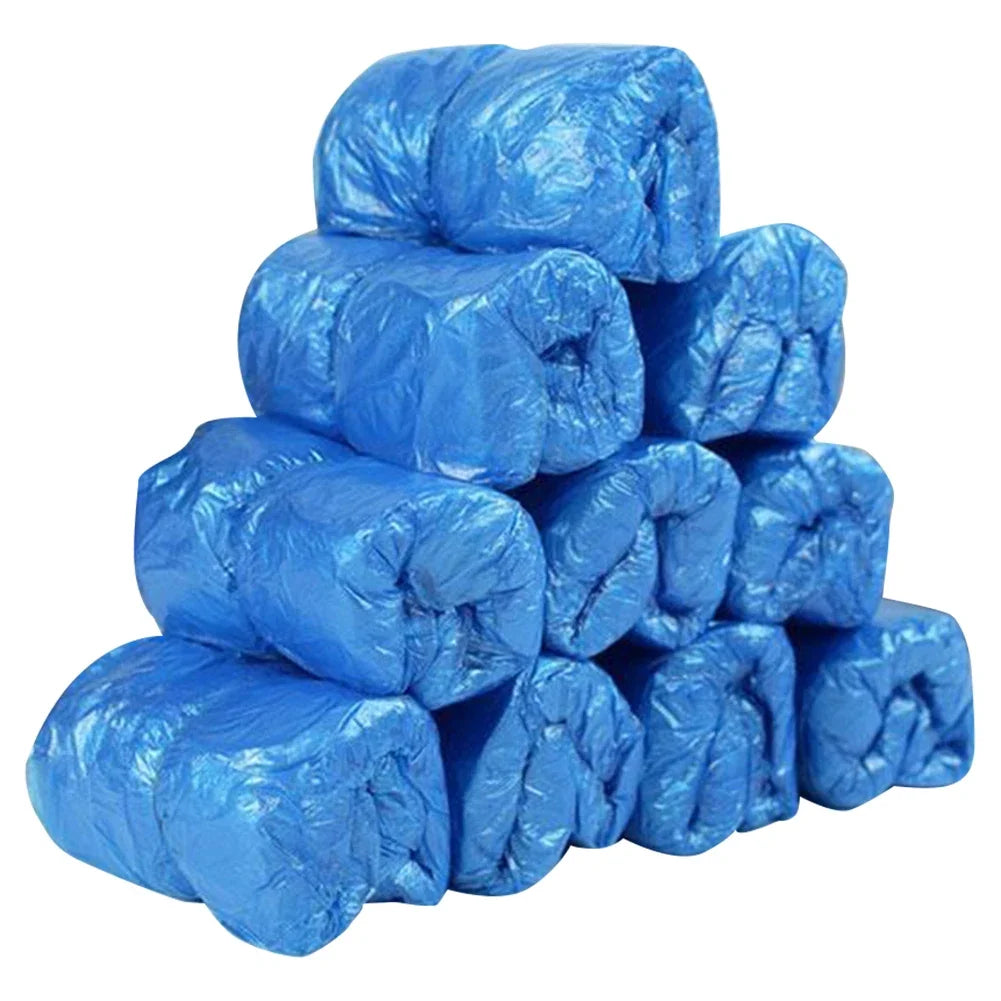 100-300Pcs Shoe Covers Automatic Disposable Shoe Cover Waterproof Overshoes Dispenser Hand-Free Household Cleaning Shoe Covers